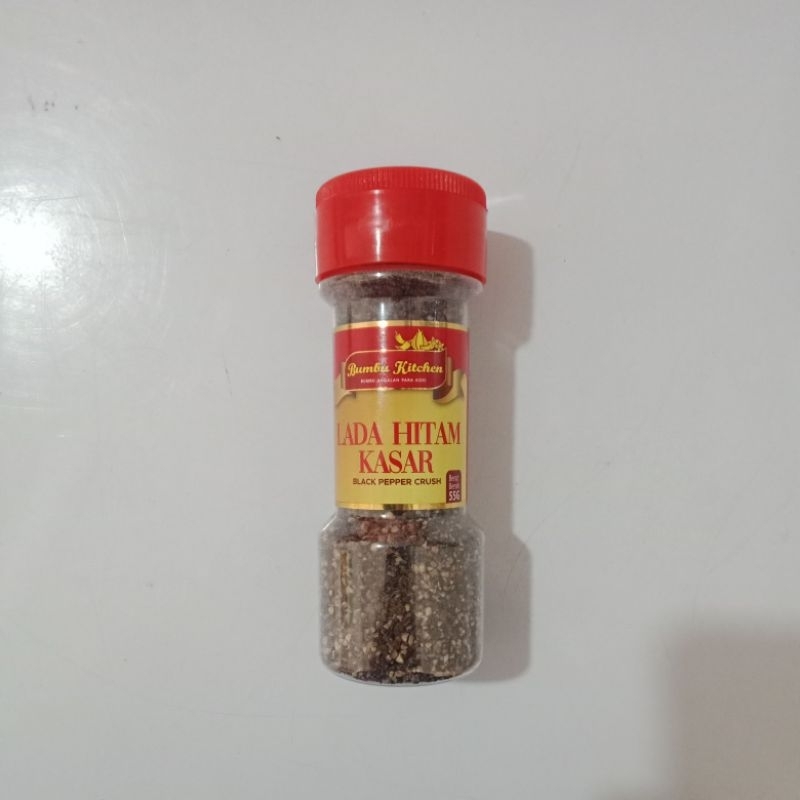 

Bumbu kitchen lada hitam kasar 55g