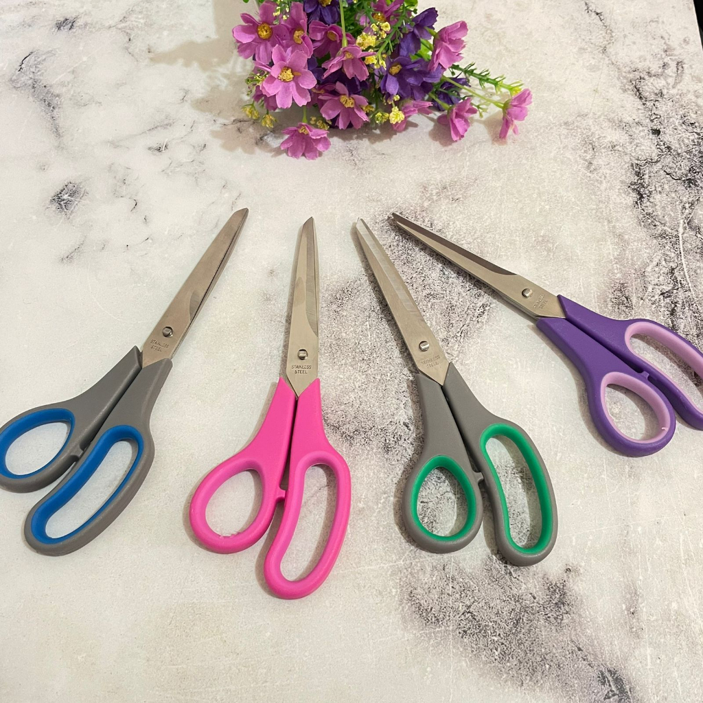 Gunting Glory Korea ukuran Besar 8 inch (20cm) Tebal Kuat Bahan Awet / Scissors Gunting Besar bahan Stainless Steel ready 4 Pilihan Warna / ATK sekolah dan kantor lengkap bisa COD