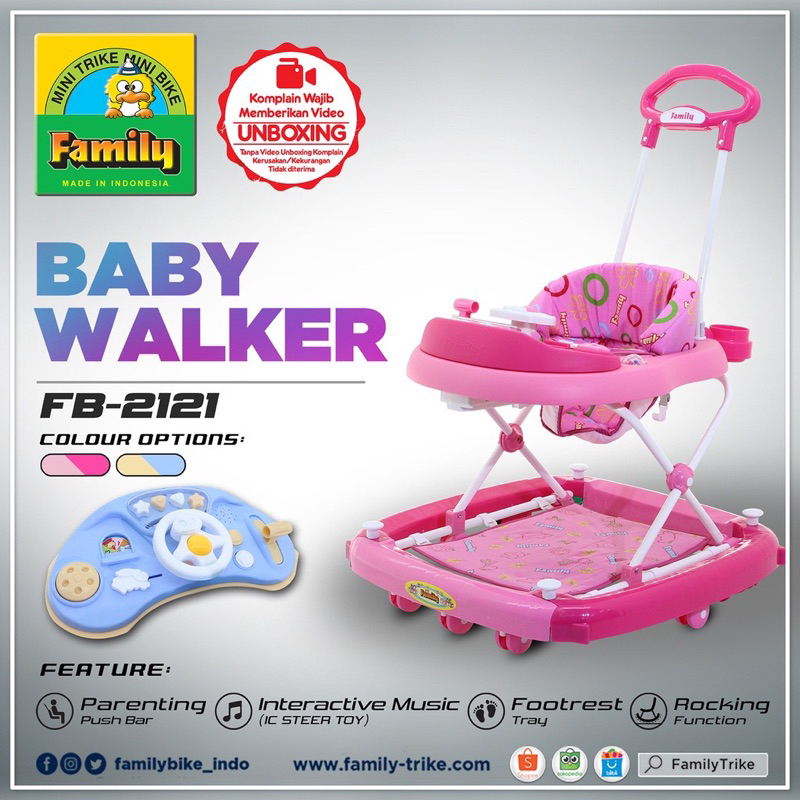 FAMILY BABY WALKER SERI 2121
