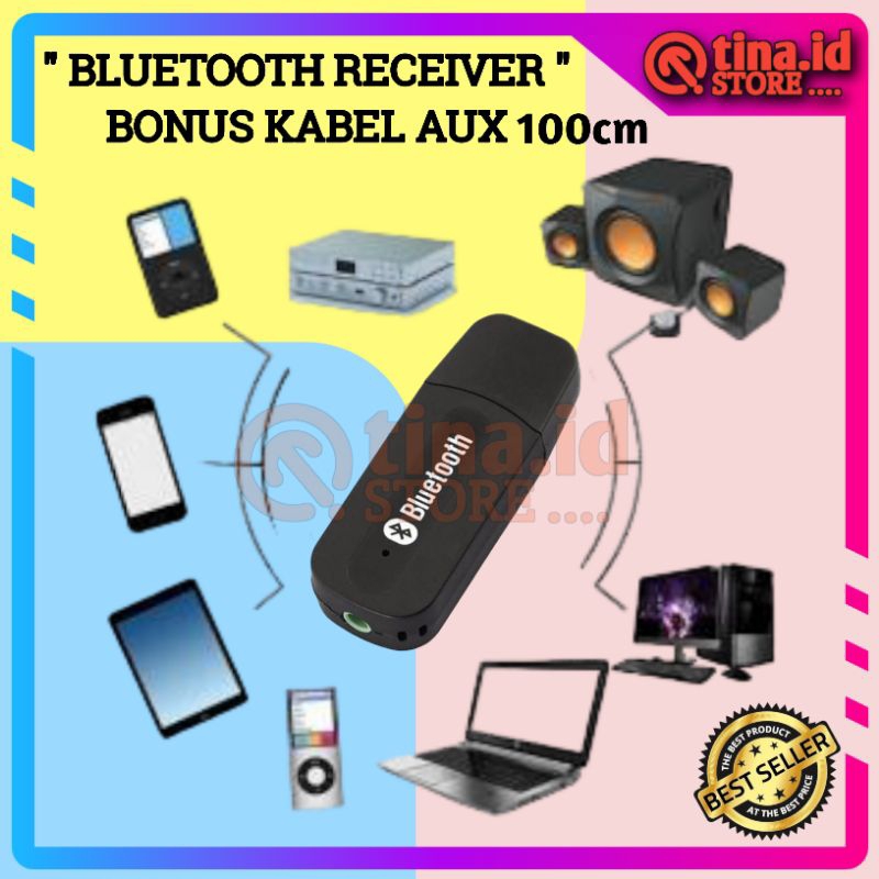 Bluetooth Receiver Ck-12 USB / BT-163 Ck02 Wireless Audio Music KABEL AUX 1 Meter