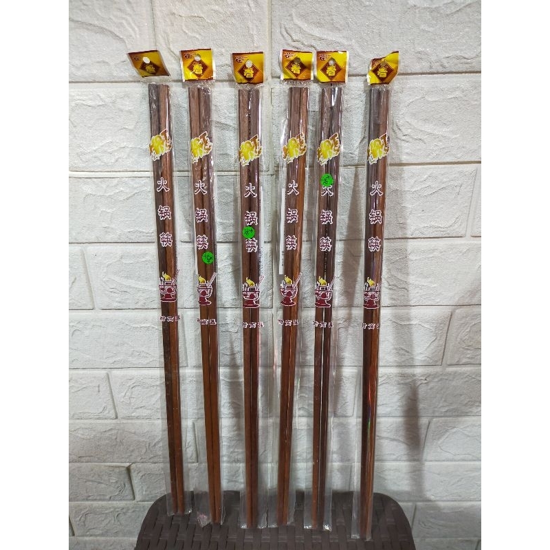 Sumpit Panjang / Sumpit Kayu / Sumpit Kayu Panjang / Sumpit Hot Pot / Sumpit Rebus Mie / Chopsticks 