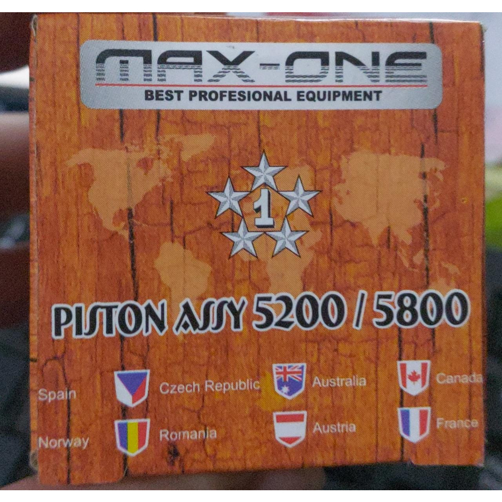 PISTON RING 45,2mm CHAIN SAW 12&quot; MAX ONE 5800 &amp; 5200 (45mm)