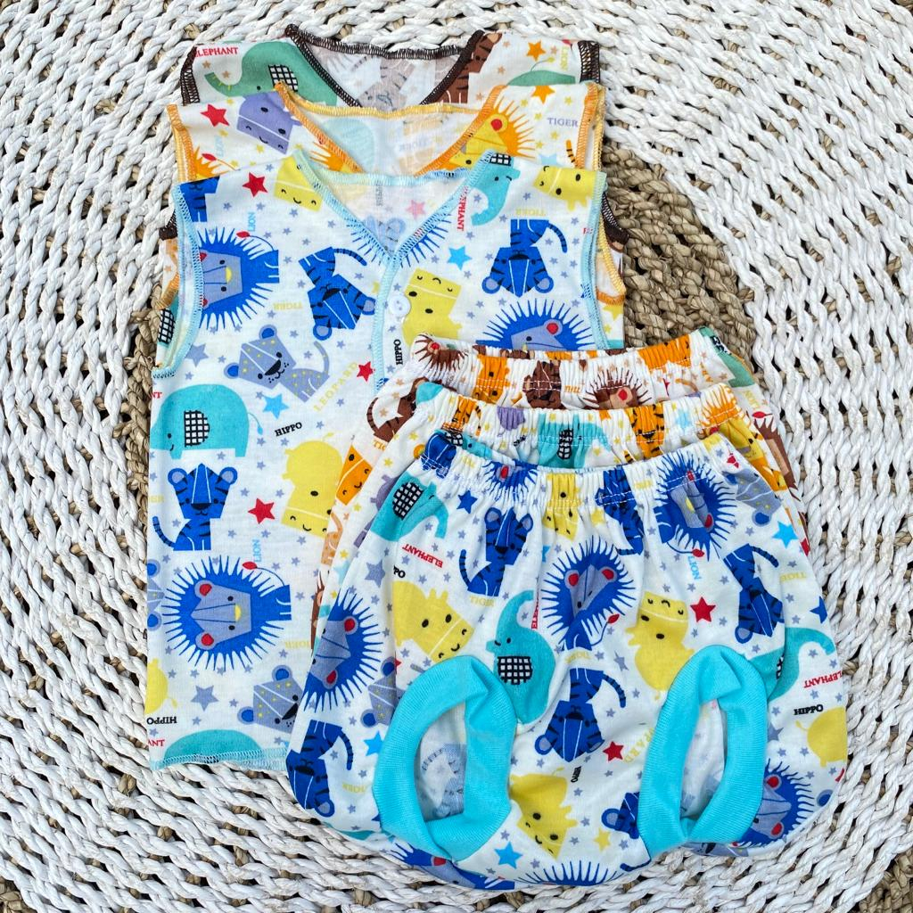 3 PCS baju + celana kutung bayi baru lahir ayam baby