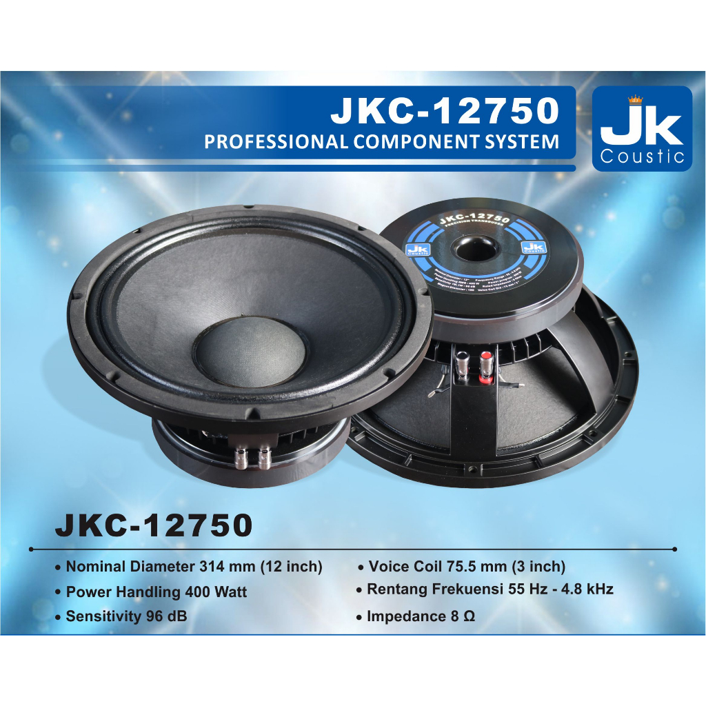 Speaker JKC 12750 Jk Coustic Speaker 12 inc