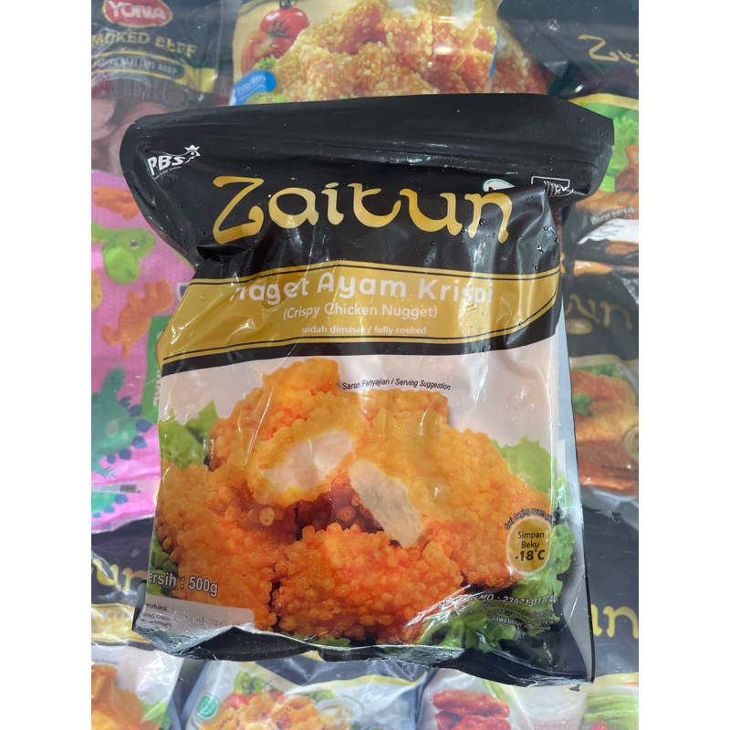 

Zaitun naget ayam krispi 500gr