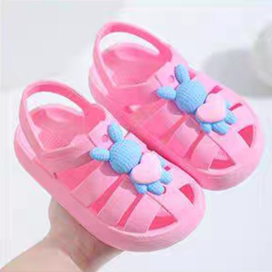 Okaybaby B326 Sandal SLOP Anak Perempuan Rabbit Lucu Import Lembut Sendal Kekinian