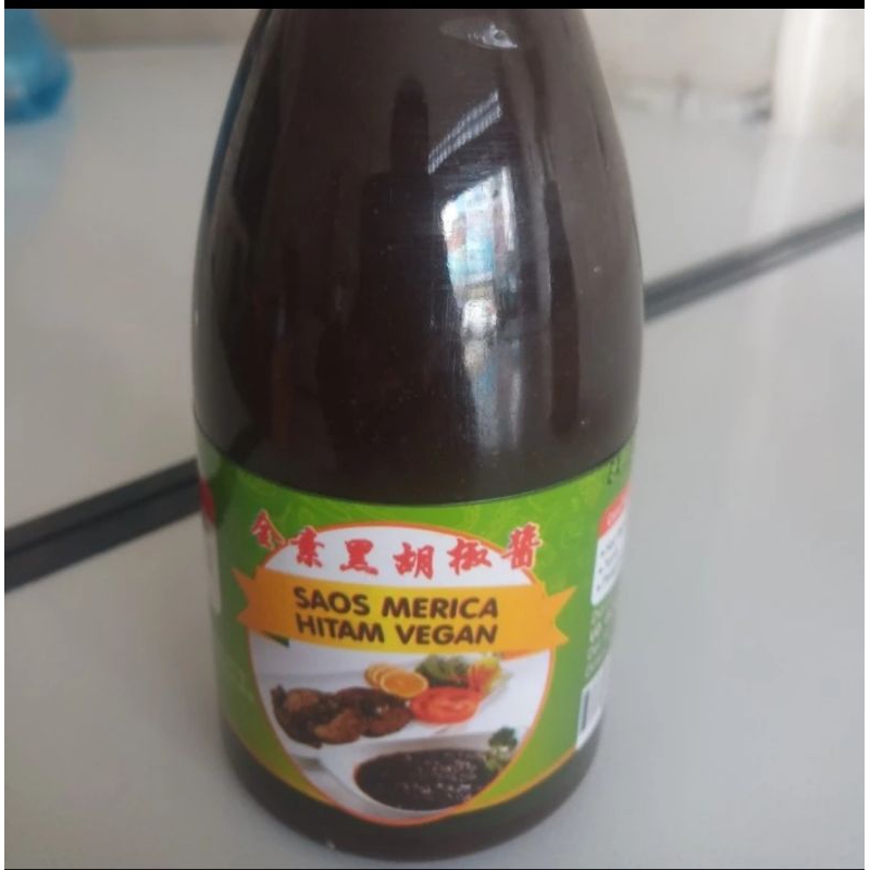 

Saus merica lada hitam vegan Xu Xing 420 ml