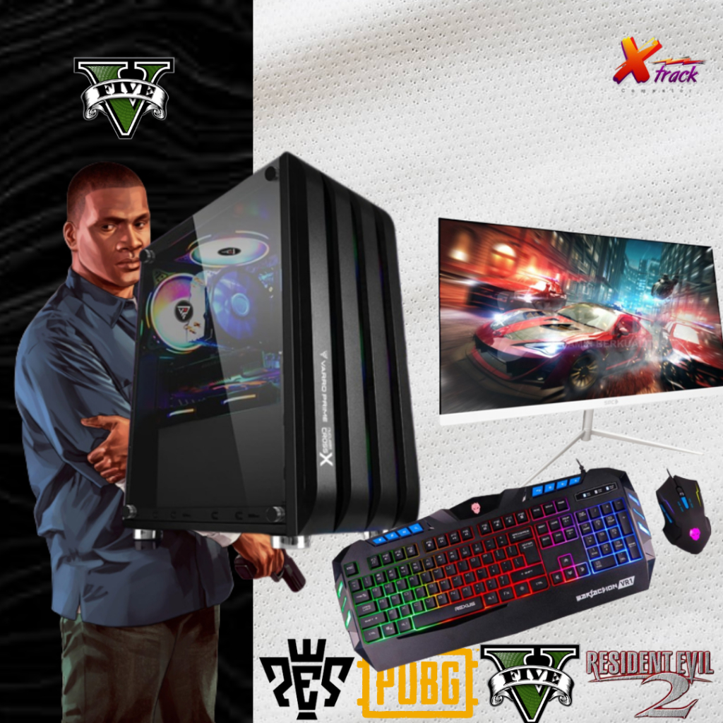 PC GAMING CORE I7 3770 VGA 4GB RAM 16GB SSD HDD GAMING DESAIN