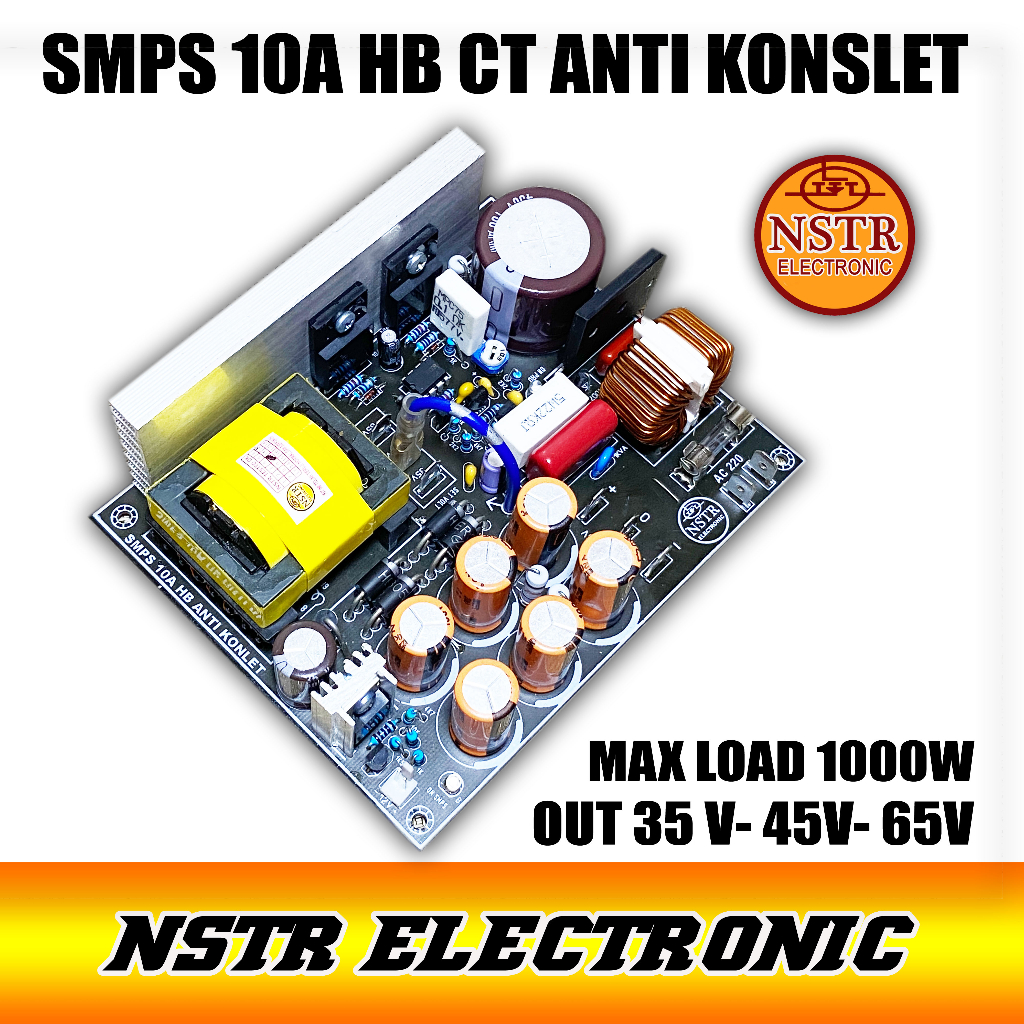 Smps 10A HB OUT 35v-45-65v anti konslet