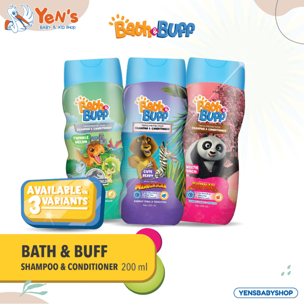 Bath &amp; Buff Shampoo and Conditioner 200 ML