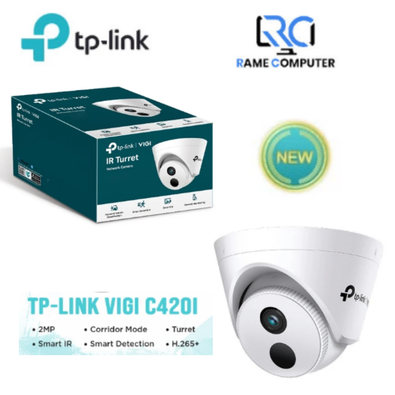 Tp-Link Camera VIGI C420I 2MP IR Turret Network Camera C 420I - 2.8mm