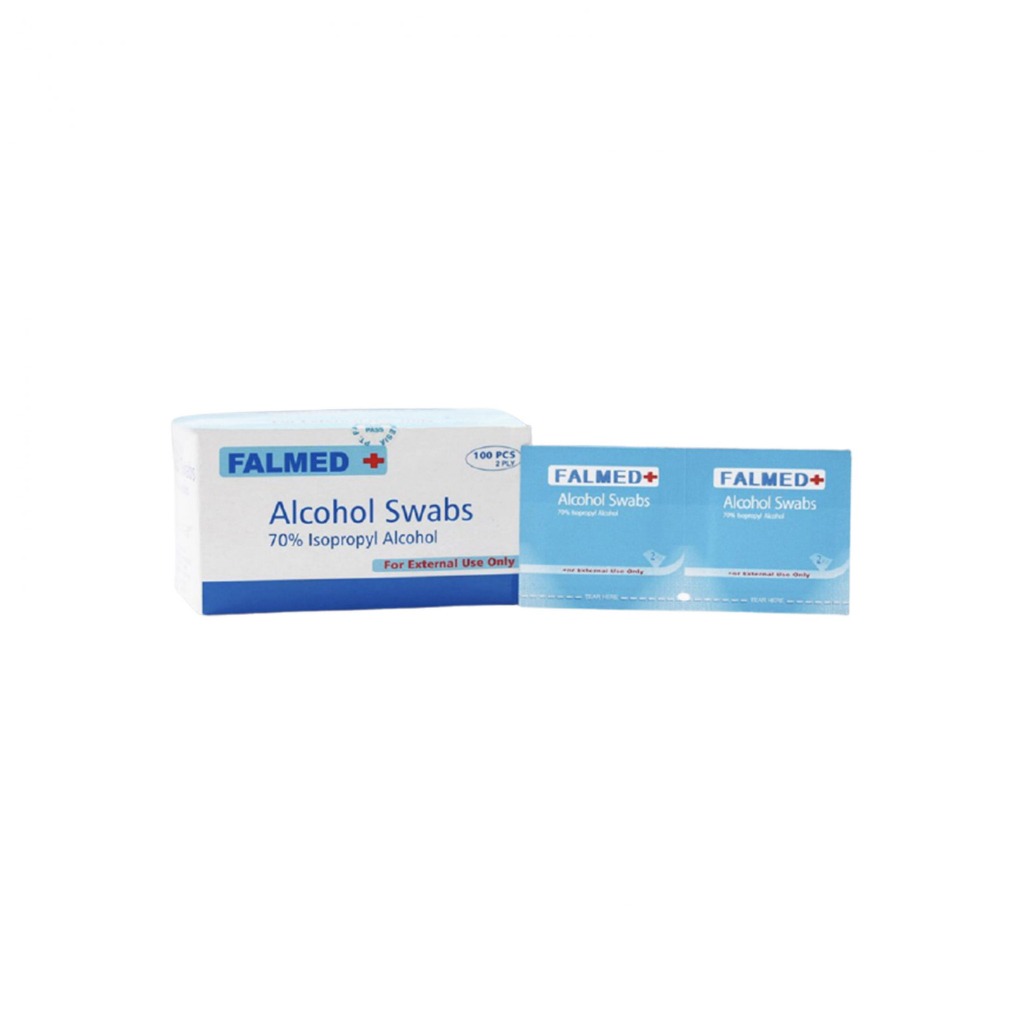 FALMED ALCOHOL SWAB 2PLY ISI 100'S