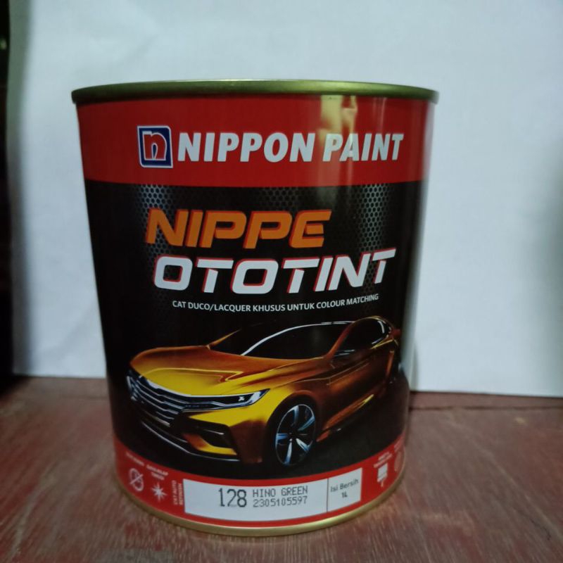 Nippe Ototint 128 Hino Green /Cat Truck Hino / Cat Duco 1 ltr