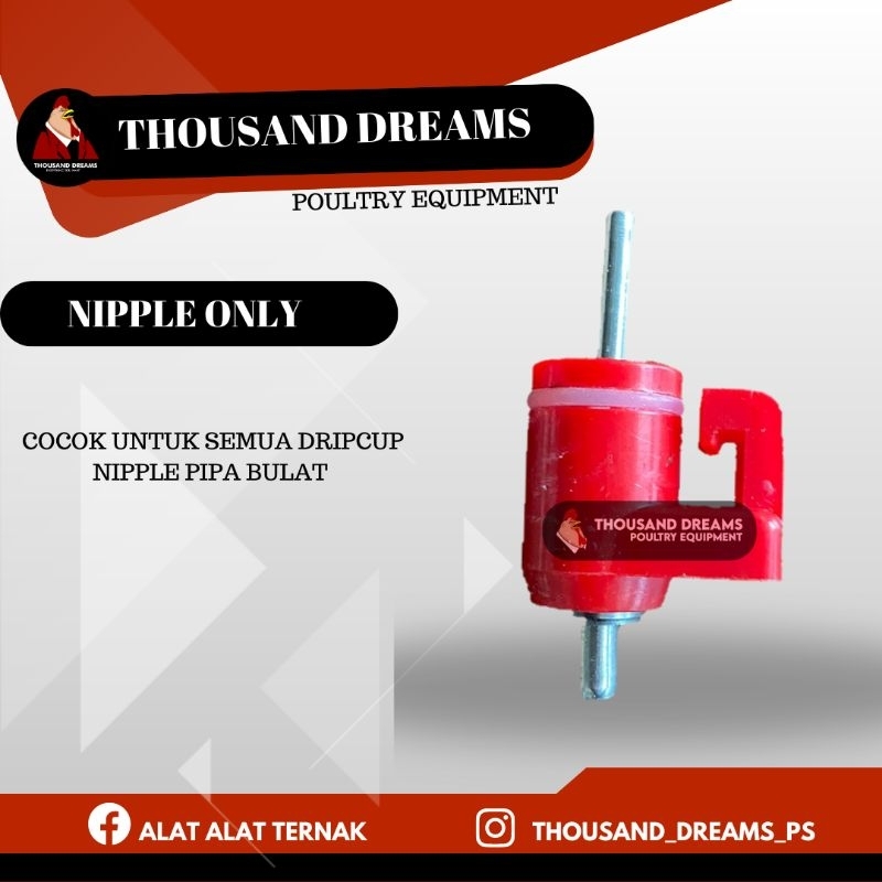 nipple only broiler / pin besar untuk ayam broiler