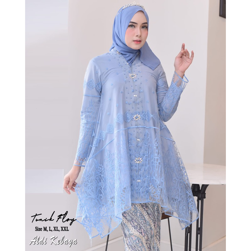 Permata Olshop / Kebaya Kartini Tunik Payet Modern / Kebaya Pesta / Kebaya Wisuda / Kebaya Modern / Kebaya Busui