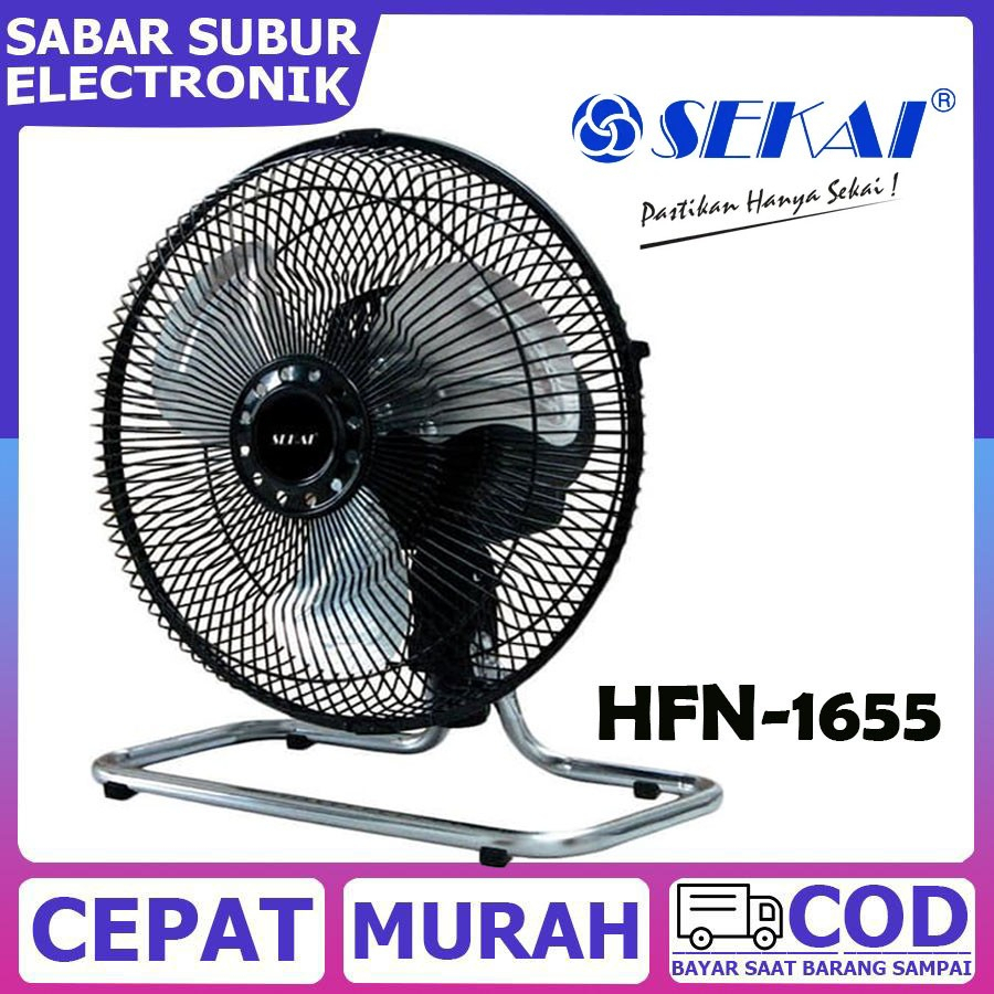SEKAI HFN 1655 Kipas angin Tornado 2in1 Bisa Di Dinding/Duduk 16 Inch
