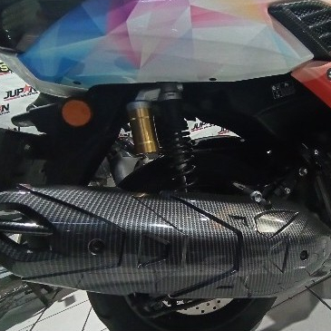 Cover Tutup Tameng Knalpot Yamaha New Nmax N max 2021 Karbon Carbon NEMO Terbaru