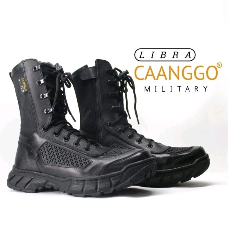 Caanggo - Sepatu pdl jatah tni design libra bahan kulit sapi asli