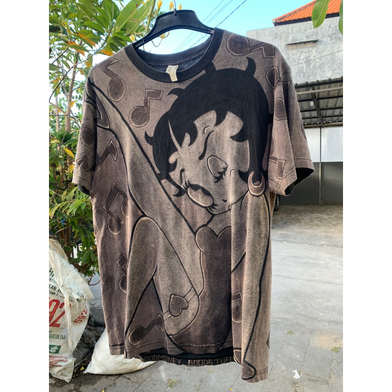 Kaos Betty boop handmade / Kaos vintage