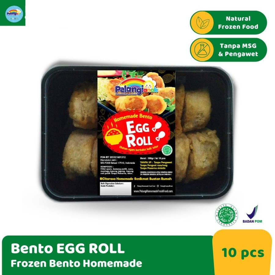 

BENTO EGG ROLL NON MSG / MPASI HOMEMADE / FROZEN FOOD SEHAT
