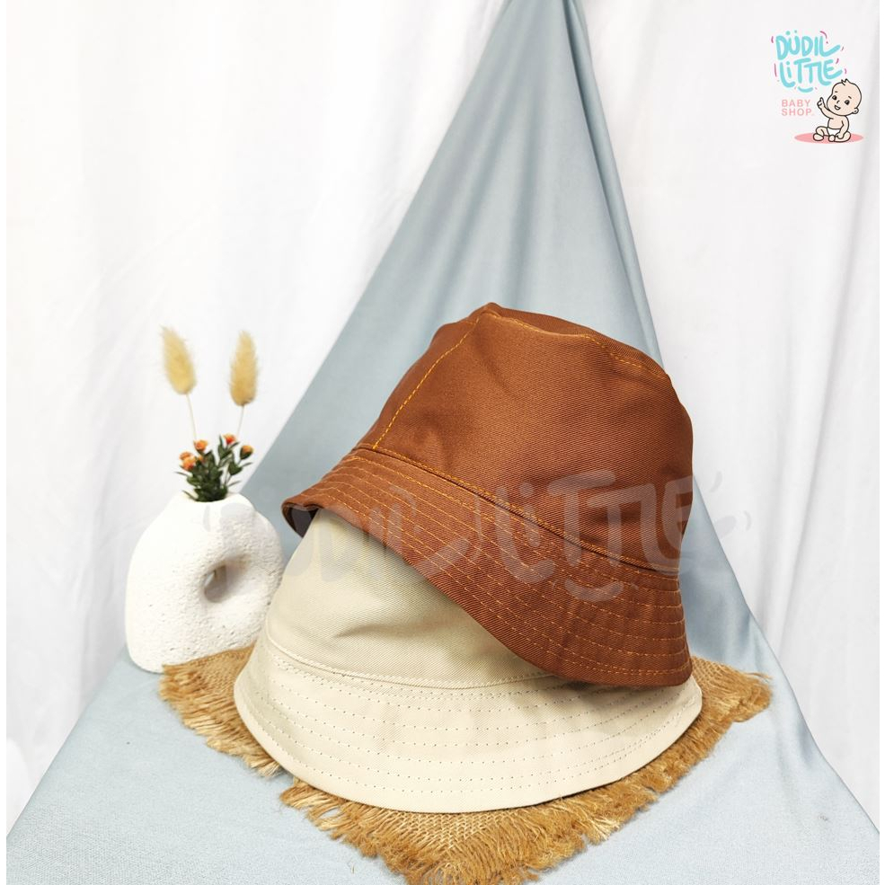 Topi Bucket Anak Laki Laki / Perempuan, Topi Fahion Korea Polos