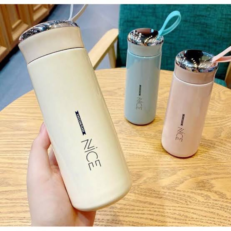 Botol Nice Tumbler Botol Minum Kaca Nice Bottle 400ml Souvenir