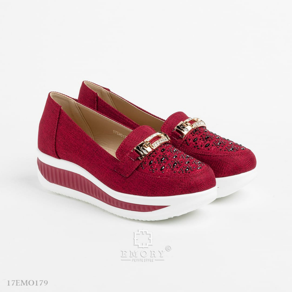 SB Velove Sepatu Wedges Wanita 17EMO179