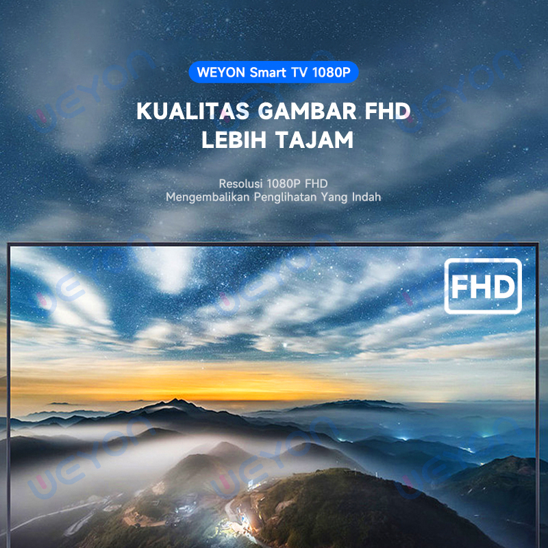 Weyon Smart TV 43 inch TV LED Digital Android 11.0 FHD Televisi DVB-T2