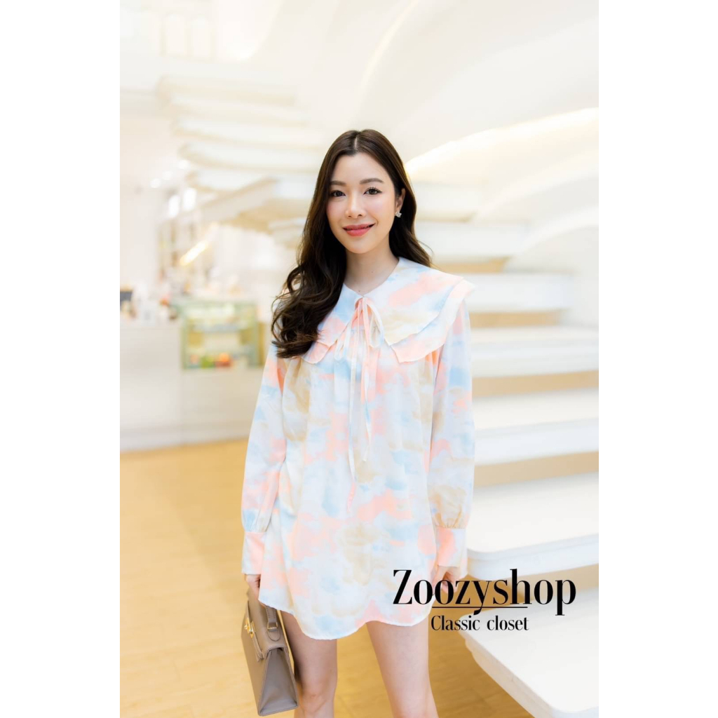 ATASAN WANITA TUNIK MINI DRESS ZOOZY ORIGINAL IMPORT BANGKOK FASHION Motif 119