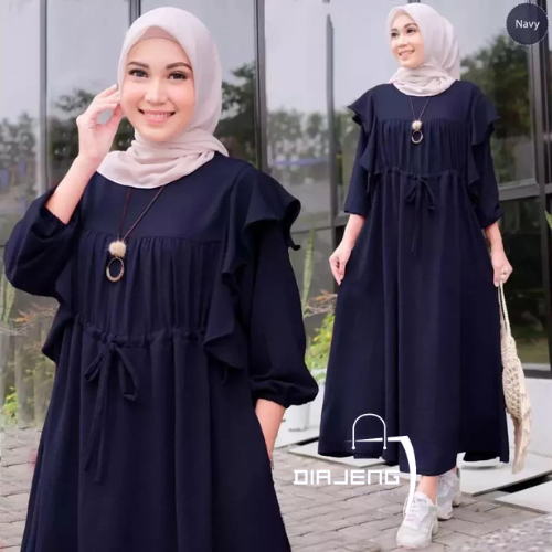 GAMIS NIA MIDI DRESS CRINCKLR AIRFLOW