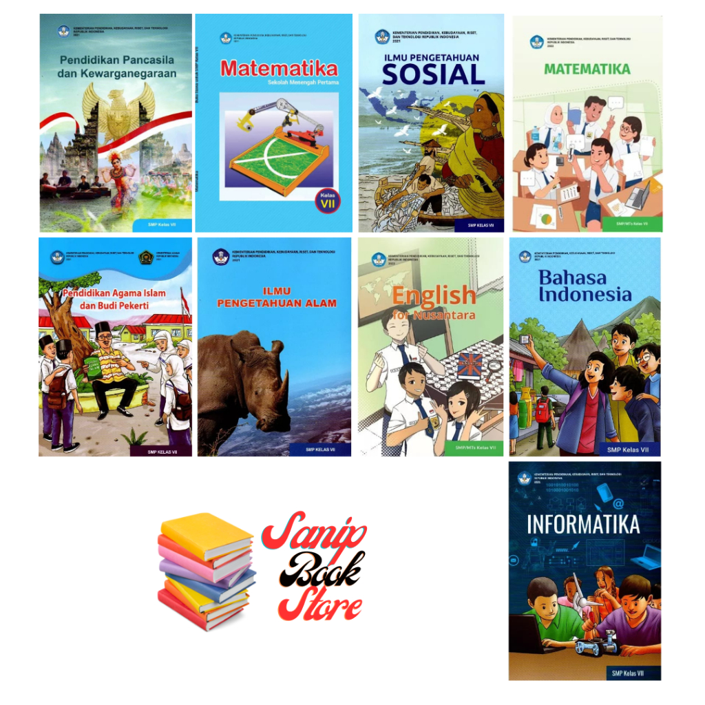 

Buku SMP Kelas 7 Kurikulum Merdeka Diknas - 8 mapel