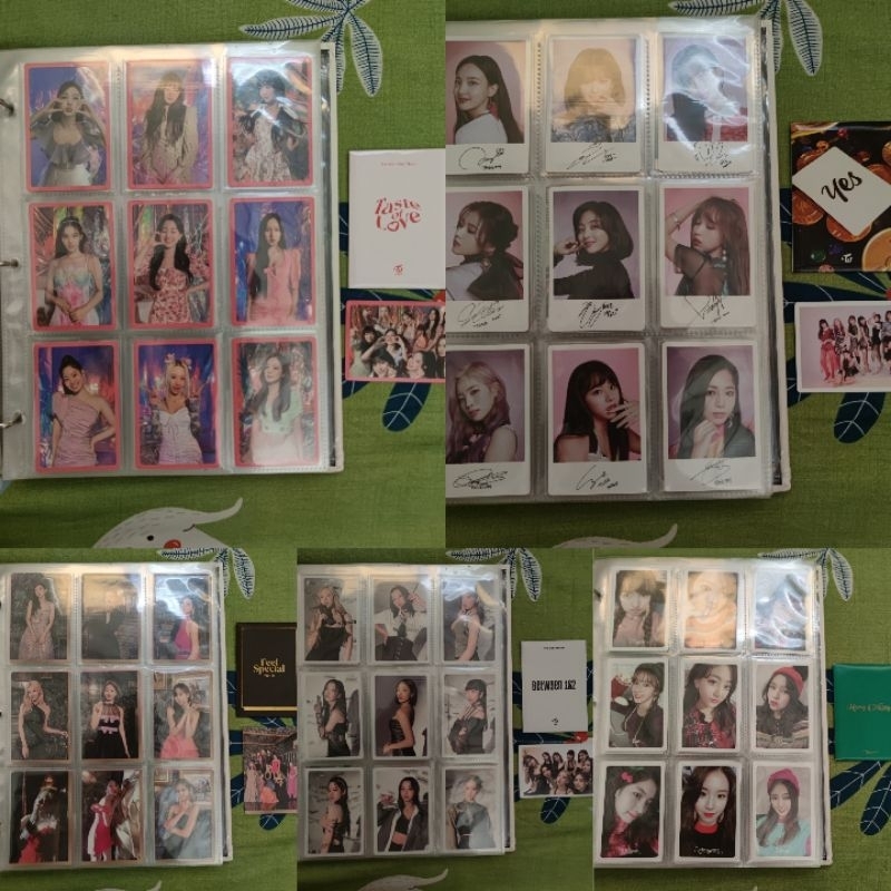 POB SET TWICE PHOTOCARD BENEFIT TASTE OF LOVE BETWEEN 1&2