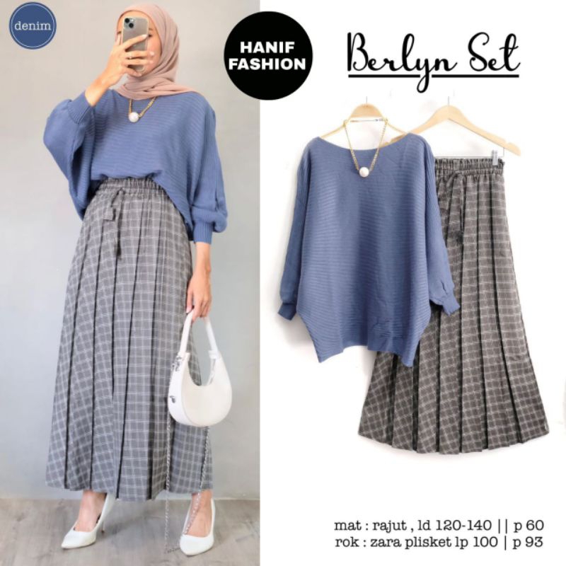 BERLYN SETELAN BAJU WANITA