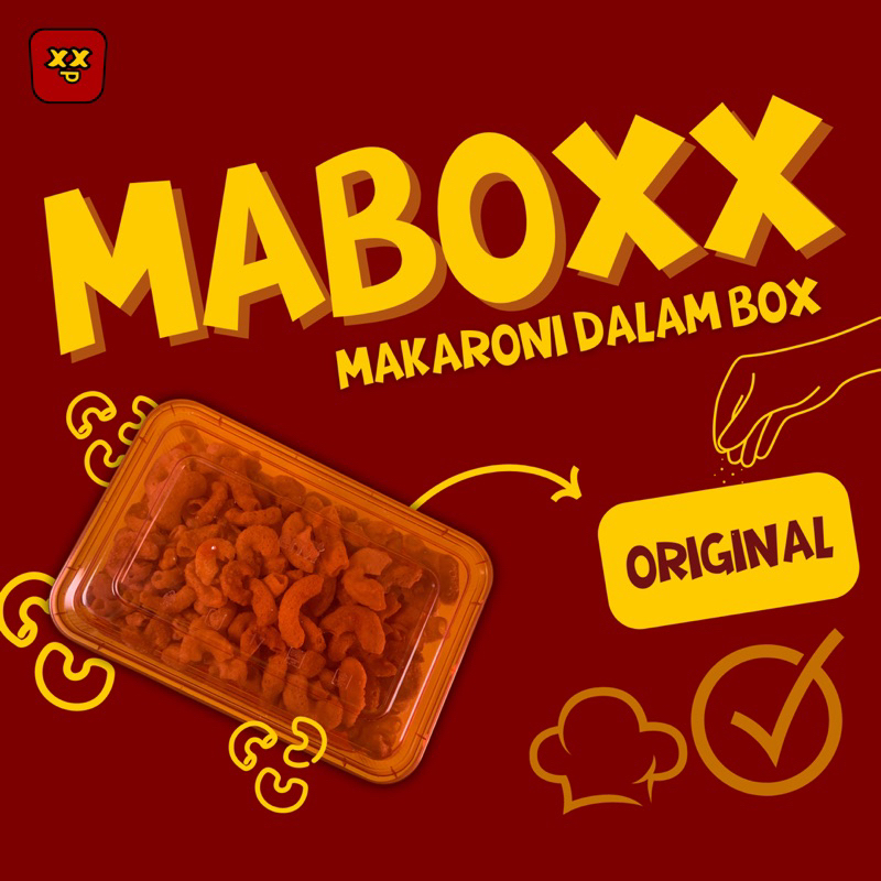 

Cemilan Makaroni Maboxx Rasa ORIGINAL asin pedas gurih