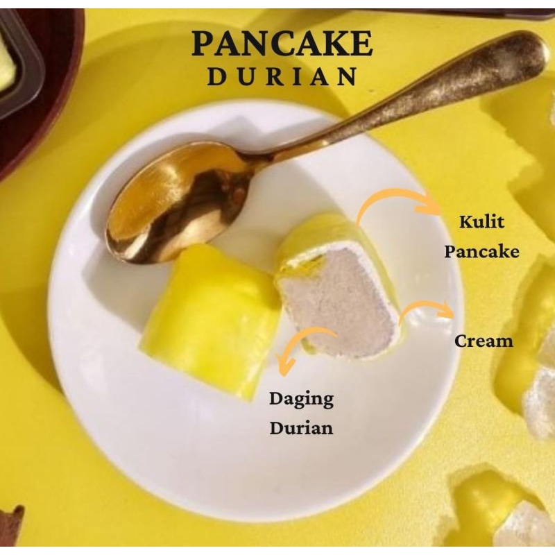 Pancake Durian Ucok Premium isi 4 pcs