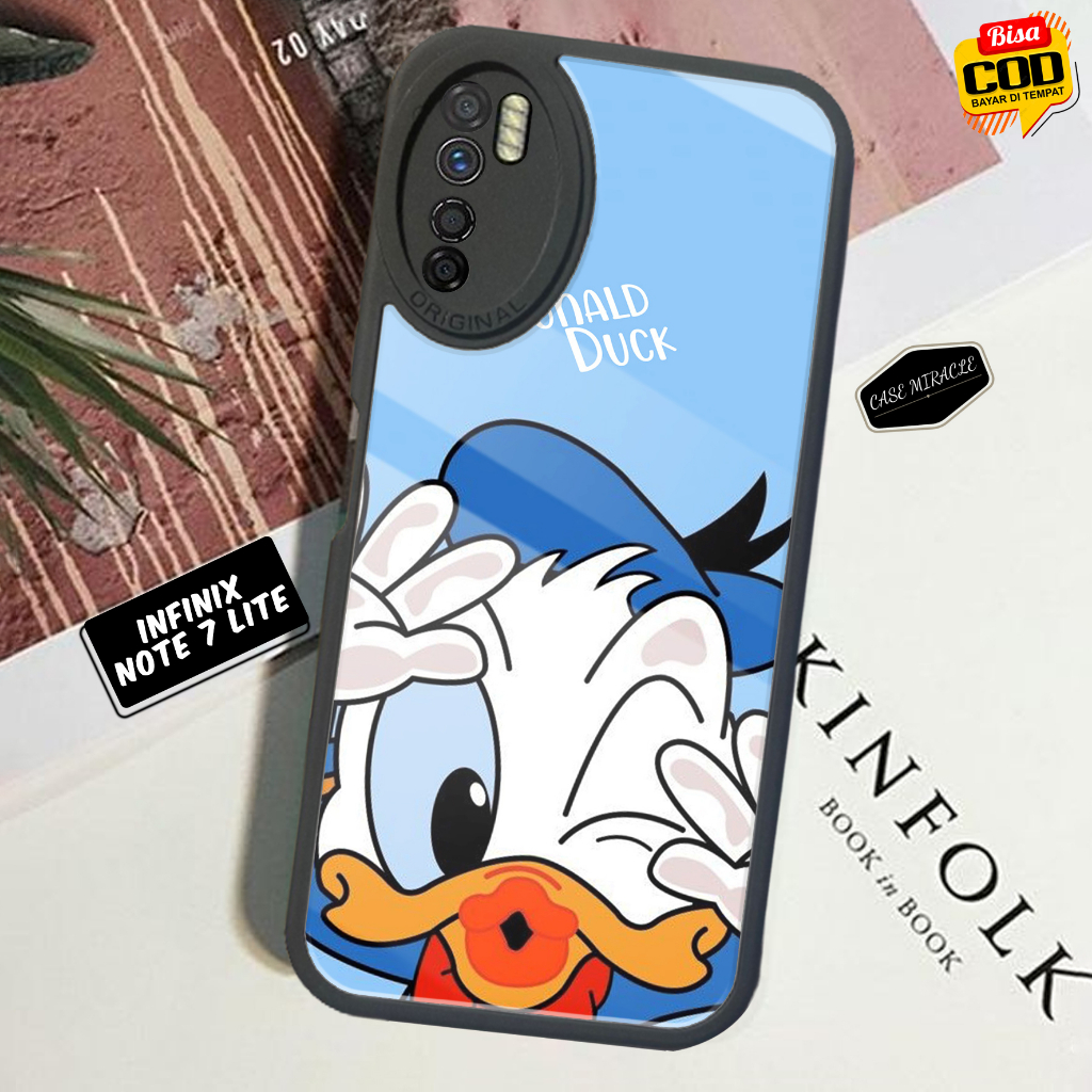 Case INFINIX NOTE 7 LITE - Casing INFINIX NOTE 7 LITE Terbaru CASE MIRACLE [ MOTIF 18 ] Cassing Hp -