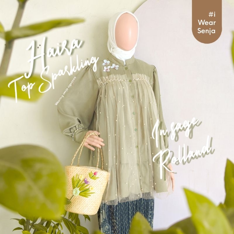 WSS - HAIRA ATTIRE SHIRT kemeja ibu kemeja wanita kemeja wanita bagus kemeja wanita simple kemeja wa