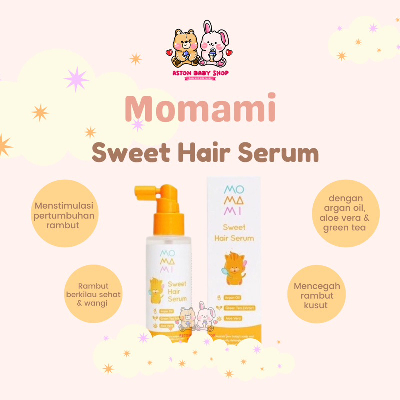 Momami Sweet Hair Serum 100 ml Vitamin Rambut Bayi dan Anak