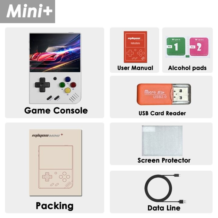 MIYOO MINI PLUS - Retro Handheld Gaming Console 3.5-inch IPS HD