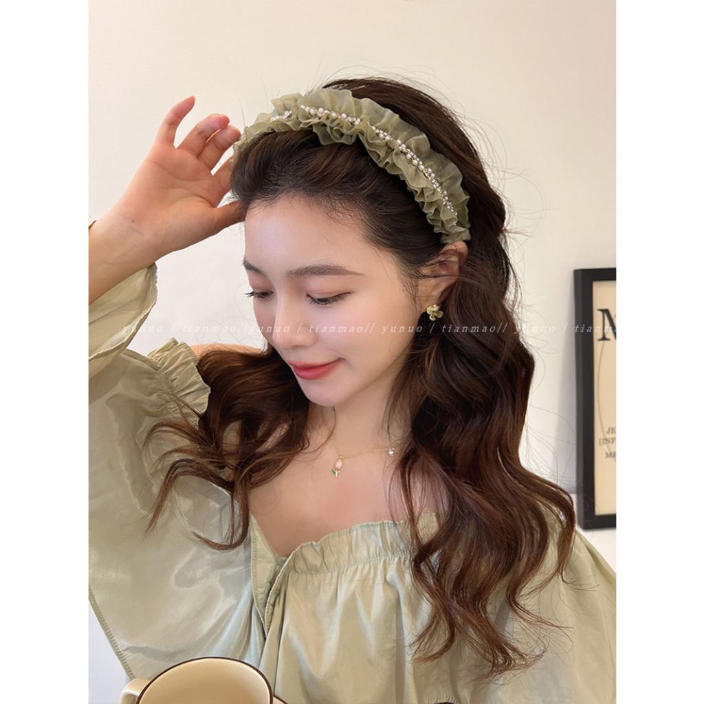 Caliloops Bando Bandana Scrunchies Kerut Nagita Korean Headband Protea