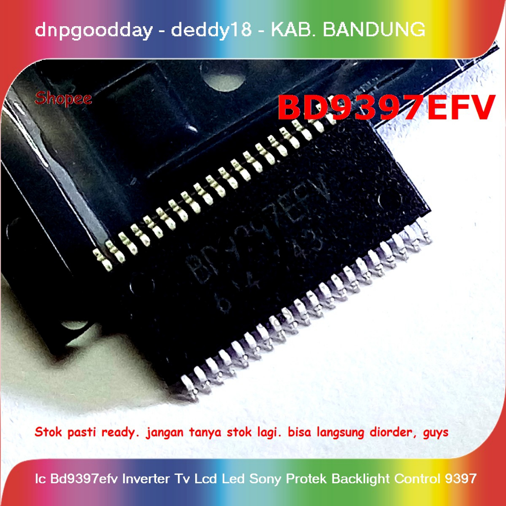 Ic Bd9397efv Inverter Tv Lcd Led Sony Protek Backlight Control 9397