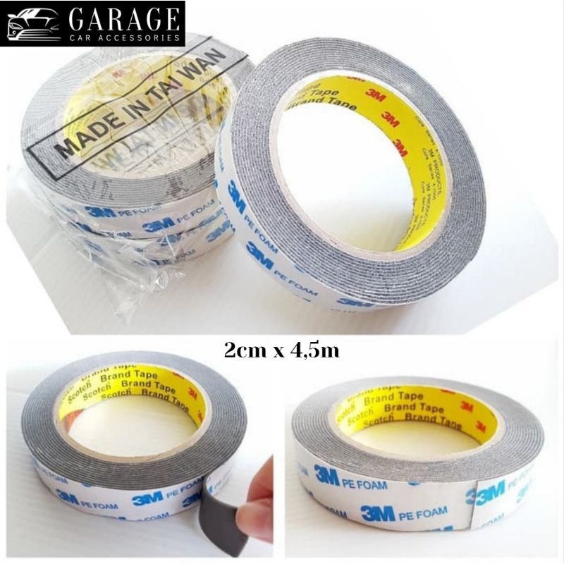 

Double Tape 3M PE FOAM Isolasi BB (2cm x 4,5m)