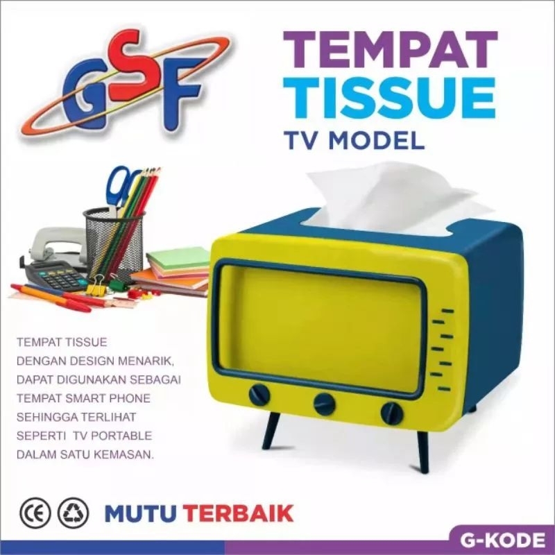 TEMPAT TISU MODERN tempat tisu model tv kekinian