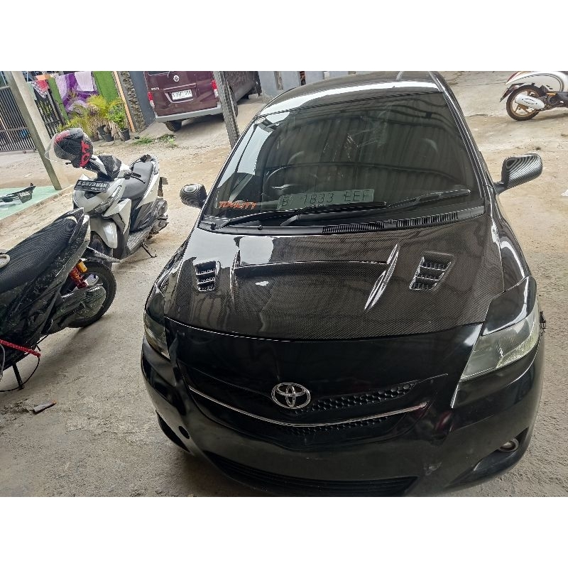 kap mesin vios gen 2 carbon