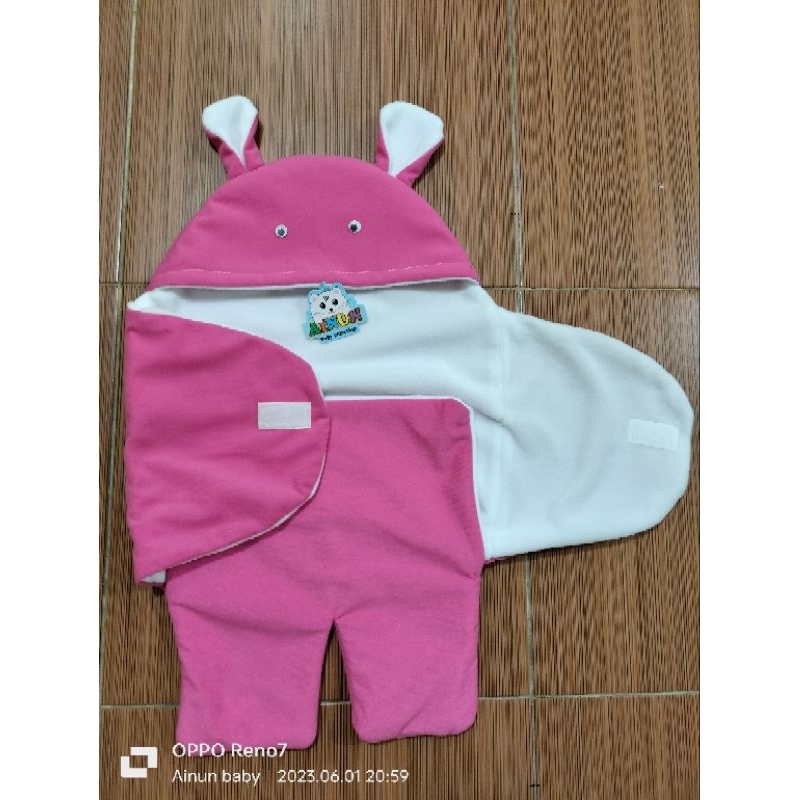 Selimut Bayi Karakter Super Hangat Bahan Lembut Untuk Usia 0-12 Bulan