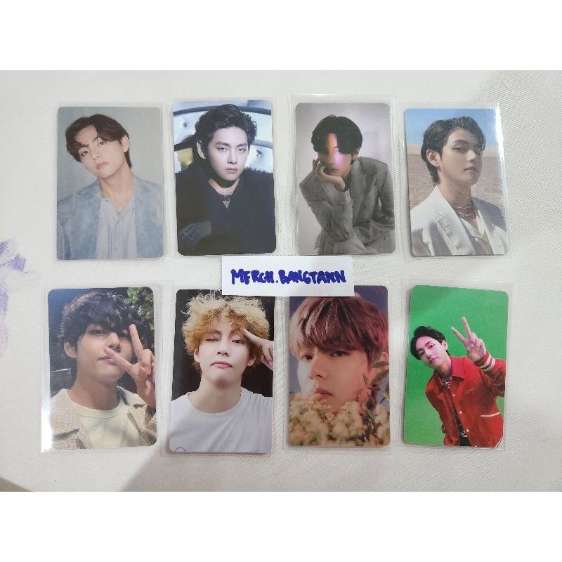 Bts official photocard photocard v bts