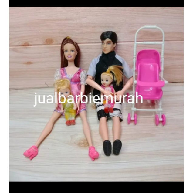 (boneka berbie / mainan anak / kado ultah) BERBIE HAMIL FAMILY SET COD (BAYAR DI TEMPAT)