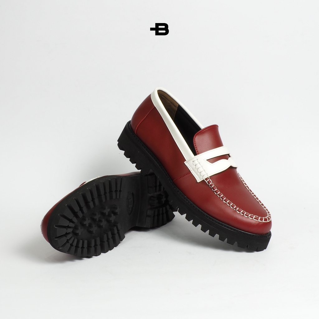 Sepatu Formal New Sporty Casual Pria | BT KASTARA MAROON