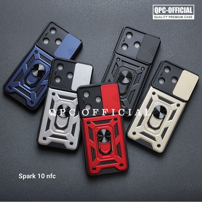 Tecno Spark 10C Tecno Spark 10 nfc Tecno Spark 10 Pro nfc Case ARMOR SLIDE PROTECT KAMERA Case Robot
