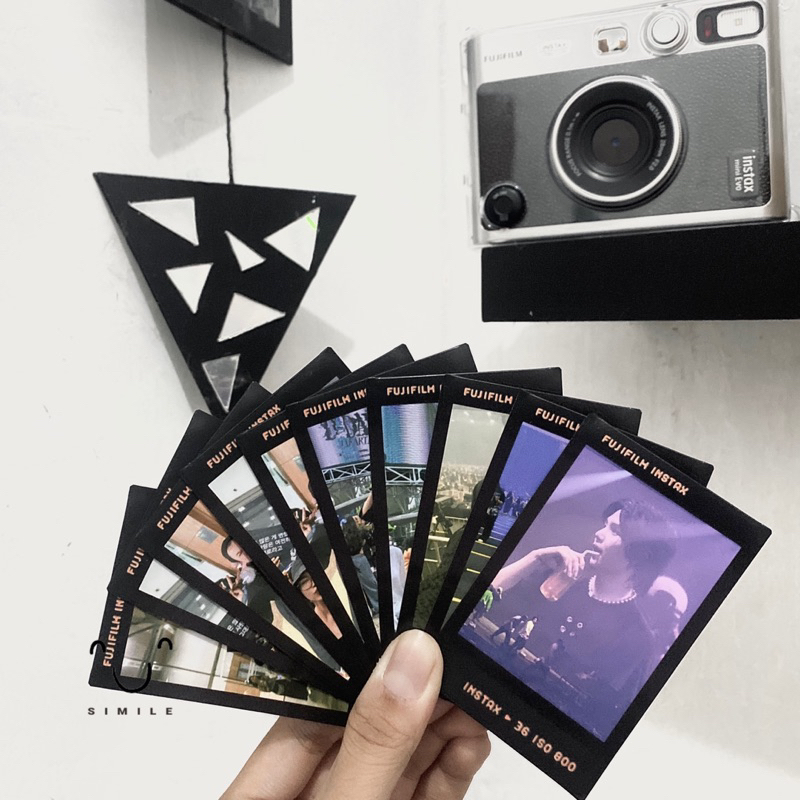 cetak instax polaroid motif fujifilm, cetak instax hitam cetak instax motif cetak instax mini, cetak